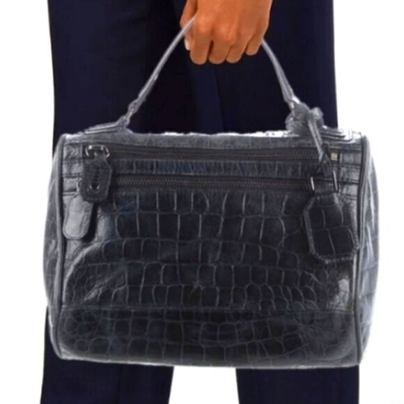 NWOT Alice + Olivia distressed Leather Bag EXCELLENT QUALITY - Picture 1 of 16